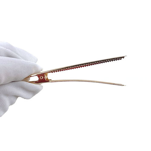 ヘアクリップ 5個 BU39 ゴールド パーツ/髪留め バレッタ/ヘアピン