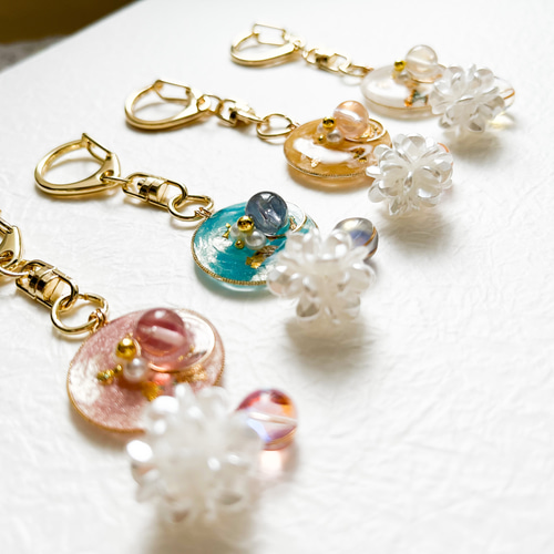 別注】＜OSOI＞ハート＆リップ キーチャーム（キーホルダー