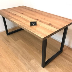 直接引取限定❤︎アイアン！木製シンプルテーブル ブラウン