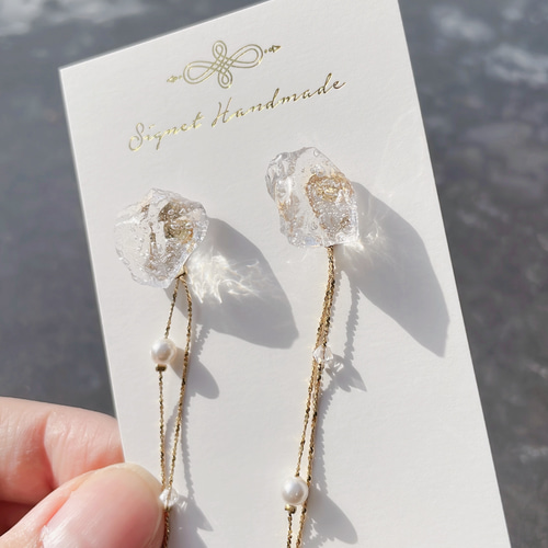 ❤お得なお品❤アイリーンピアス レッドｘSV金具 エルメス イヤリングにもなる HERMES 【美品】エルメス アイリーン ピアス ピンクゴールド 黒