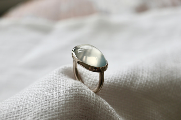 K10WG[月兎のmoonstone]ring 3枚目の画像