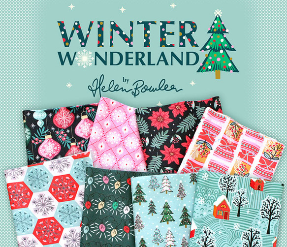 カットクロス Cloud9 Fabrics Winter Wonderland Winter Crackers 7枚目の画像