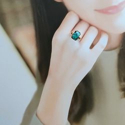 gemstone jewelry ターコイズのリング 8枚目の画像