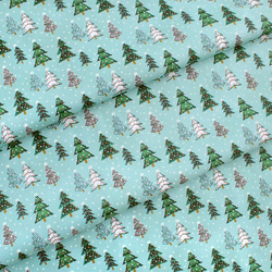 カットクロス Cloud9 Fabrics Winter Wonderland Festive Forest 5枚目の画像