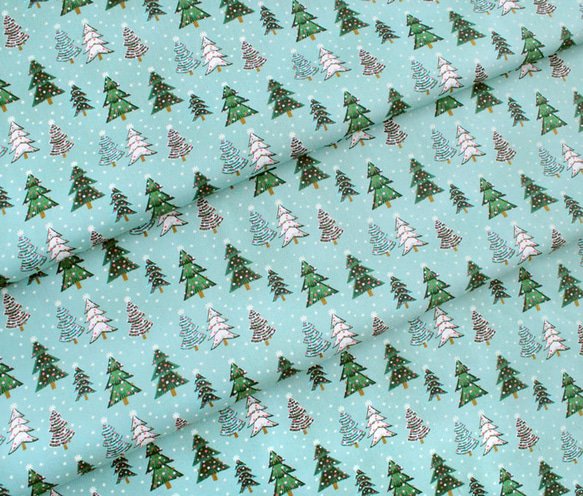 カットクロス Cloud9 Fabrics Winter Wonderland Festive Forest 5枚目の画像