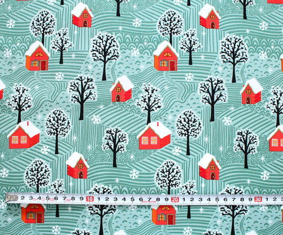 カットクロス Cloud9 Fabrics Winter Wonderland Cozy Christmas 3枚目の画像