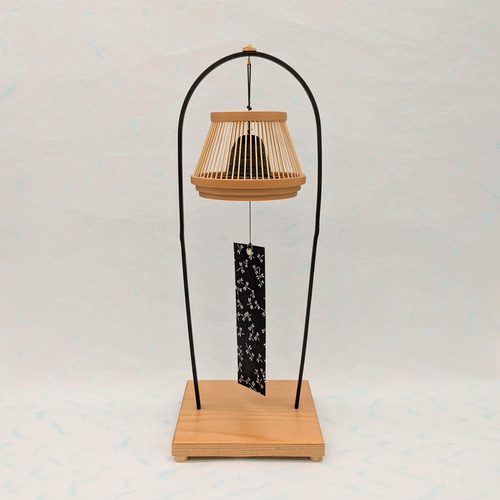 駿河竹細工 風鈴 南部風鈴 夏のインテリア 涼しげ 竹製風鈴 置き風鈴