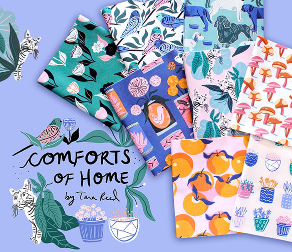 カットクロス Cloud9 Fabrics / Comforts of Home 227219 Best Friends 7枚目の画像