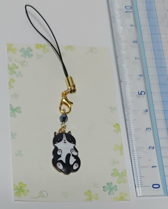 【ハンドメイド】猫ちゃん キーホルダー 4枚目の画像