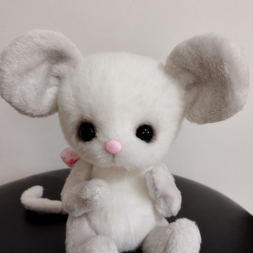 ☆CANON☆ ハンドメイド　ぬいぐるみ　ねずみ　ネズミ ふわふわぬいぐるみ☆Baby ねずみちゃん☆ネズミ ぬいぐるみ オハナ