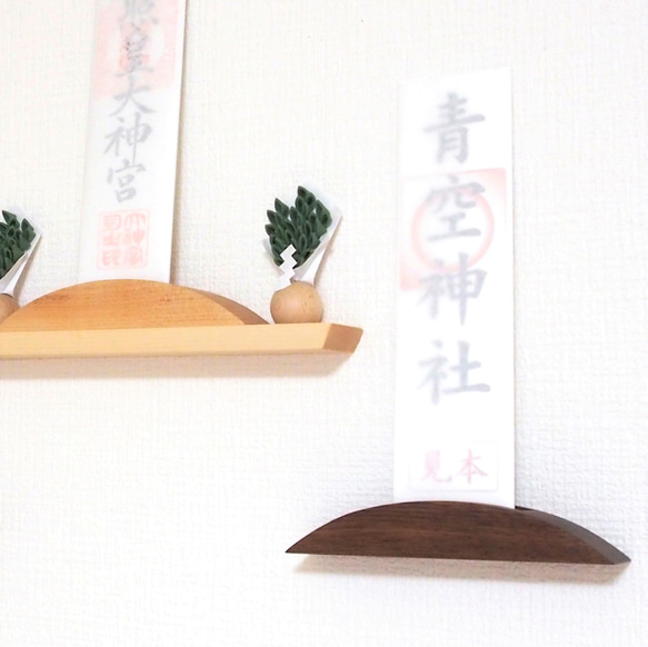 simple神棚－弦月－／神棚 お札立て 壁掛け 3枚目の画像