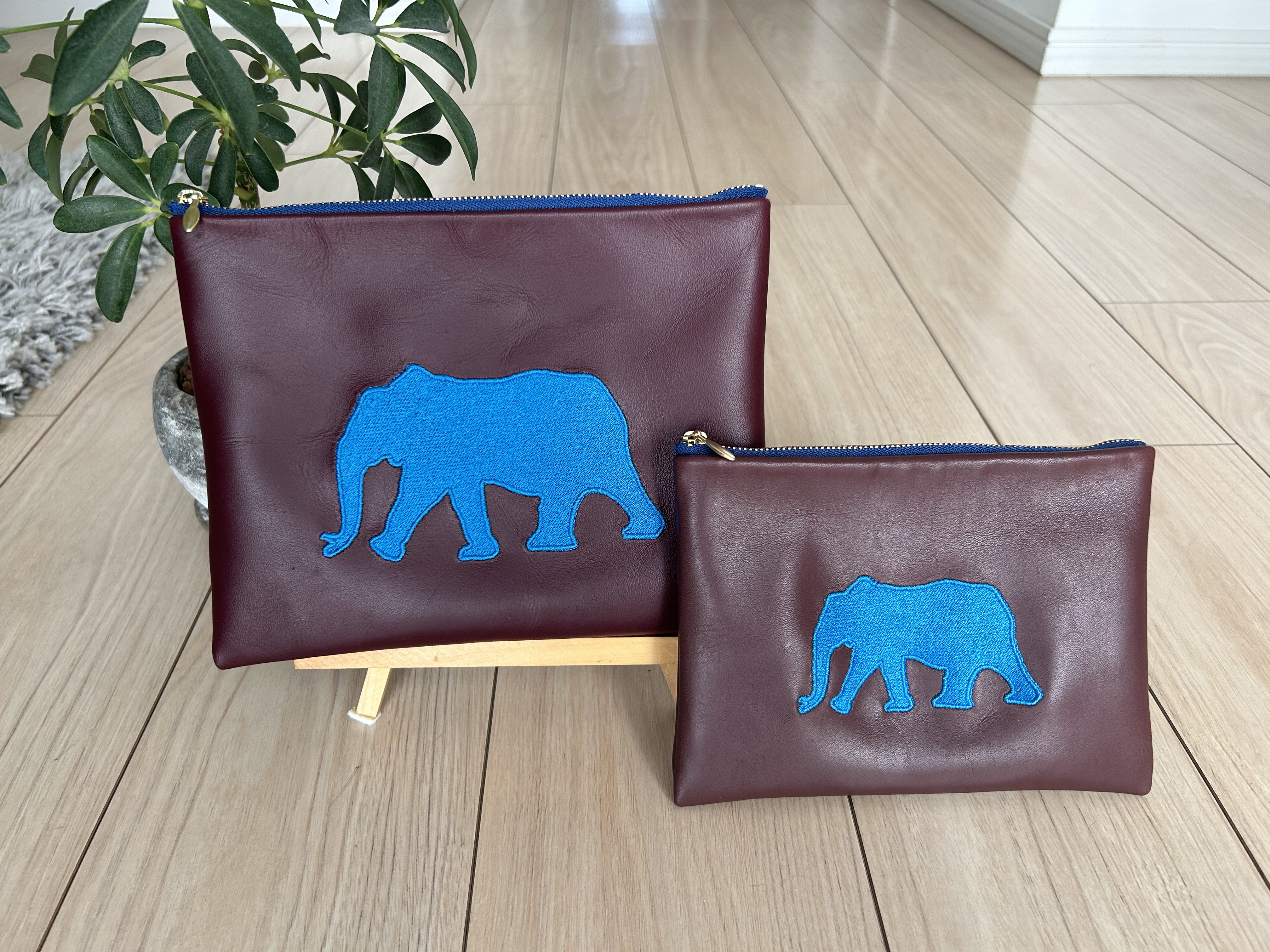 ゾウ　ポーチ　ゾウネコさんご注文