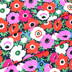 カットクロス Michael Miller Fabrics Atelier Windflowers Cherry 5枚目の画像