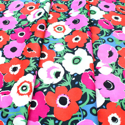 カットクロス Michael Miller Fabrics Atelier Windflowers Cherry 4枚目の画像