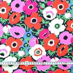 カットクロス Michael Miller Fabrics Atelier Windflowers Cherry 3枚目の画像