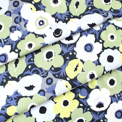 カットクロス Michael Miller Fabrics Atelier Windflowers Olive 5枚目の画像