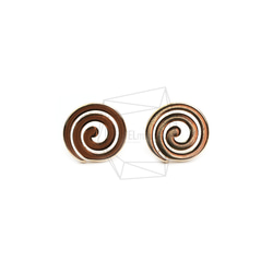 ERG-2408-G【2個入り】 ロリポップピアス/Lollipop round Post Earring 1枚目の画像