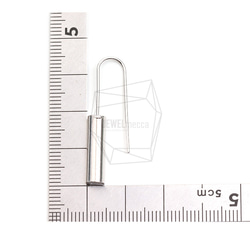 ERG-2410-R【2個入り】シリンドリカルバーイヤーフック,Cylindrical bar Ear Hook 5枚目の画像