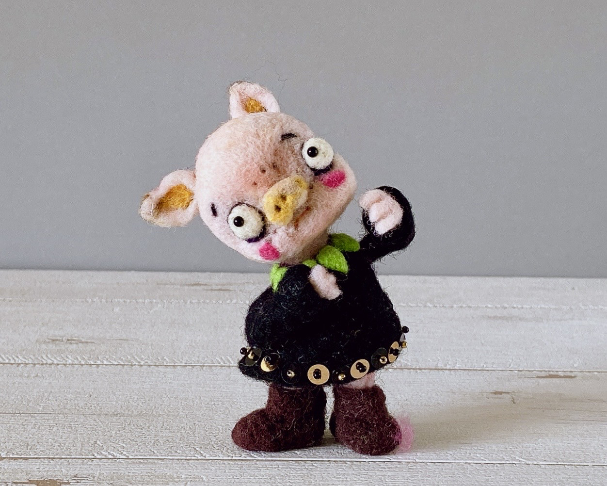 Howakero ほわケロ 羊毛フェルト　鹿