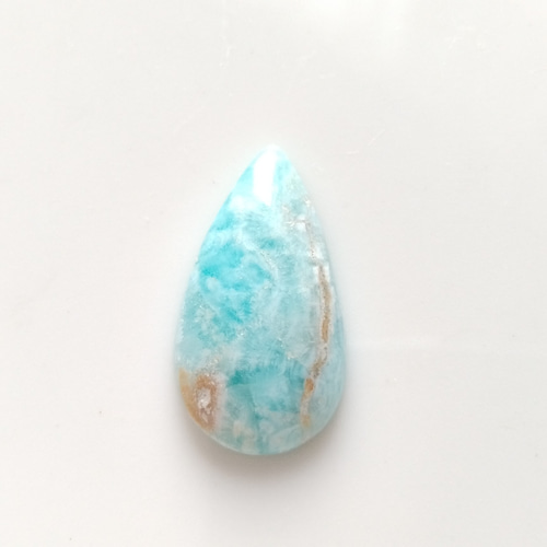 カリビアンブルーカルサイト 23x13mm ルース 天然石 SPES STONE