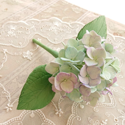 紫陽花♪クレイフラワー アートフラワー Clay Art Kanon 通販