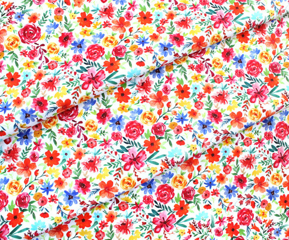 カットクロス Michael Miller Fabrics DCX9800-CREM Flower Joy Cream 5枚目の画像