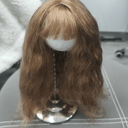 bjdウィッグ モヘア　オリジナルデザインの人形用ウィッグアクセサリー シミュレーテッドスカルプ　仮装　髪 1/４ bj 3枚目の画像