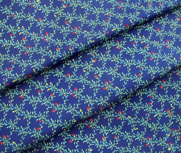 カットクロス Michael Miller Fabrics CX9803-NAVY Green Fence 5枚目の画像