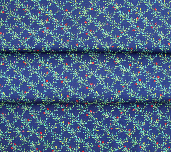 カットクロス Michael Miller Fabrics CX9803-NAVY Green Fence 6枚目の画像