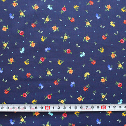 カットクロス Michael Miller Fabrics CX9804-NAVY Dotty Flowers Navy 3枚目の画像