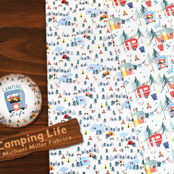 カットクロス Michael Miller Fabrics Camping Life Camp Grounds 7枚目の画像