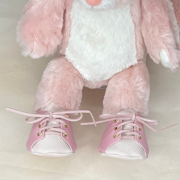 ピンクとベージュの靴　リーナベルSサイズ 5枚目の画像