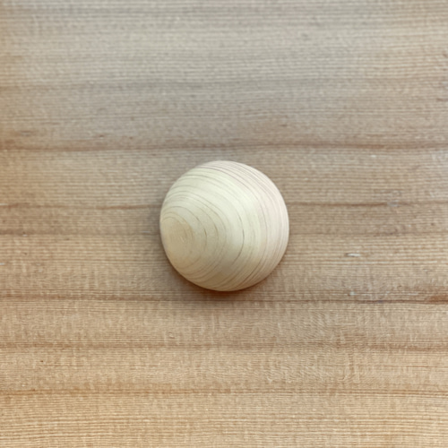 木製内装パーツ マカロン 1点もの】マカロンブローチRICH（S/N:05）木工 アクセサリー