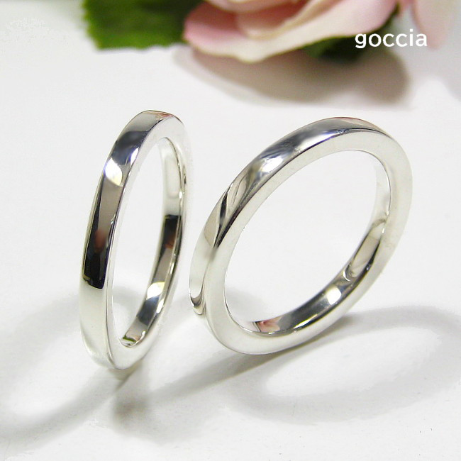 ペアリング（シルバーリング、シンプル）(174R、175R） 18,600円