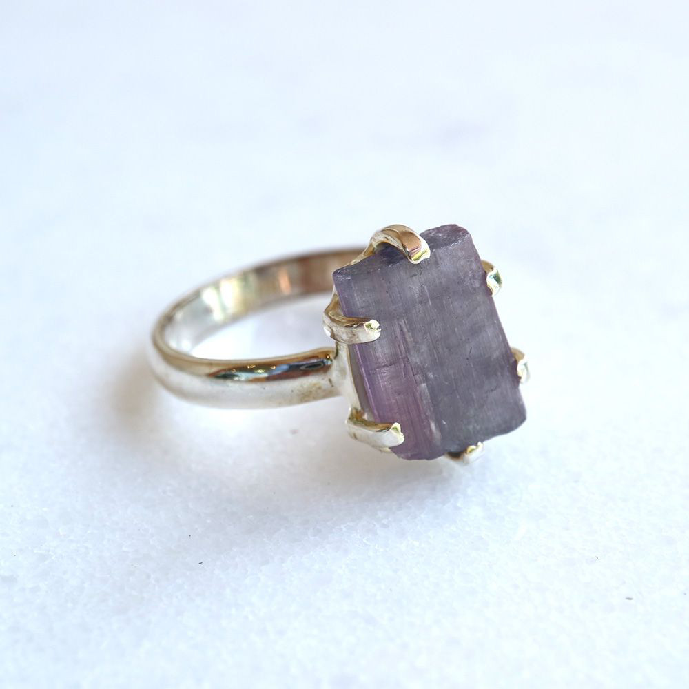 【セール品】SVR-328 【CERCA】トルマリン スターリングシルバーリング　18.5号