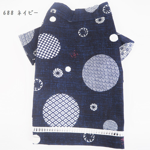 甚平 和服 和装 和柄 夏祭り 夏 ドッグウェア 男の子用 小型犬用 犬服