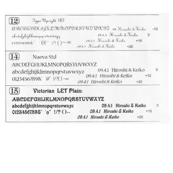 ペアリングへの刻印加工（カップルリング・刻印）