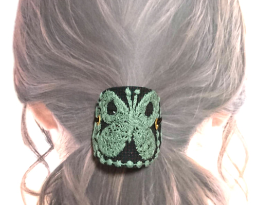 ミナペルホネン ハンドメイド パッチンピン ヘアアクセサリー ヘアゴム ⑤92ミナペルホネン ハンドメイド パッチンピン 2個組 ヘア