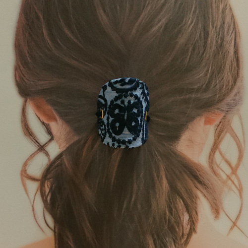 ☆専用　ミナペルホネン　リボンヘアゴム 020 ミナペルホネン✨ハンドメイドヘアゴム✨マーメイド