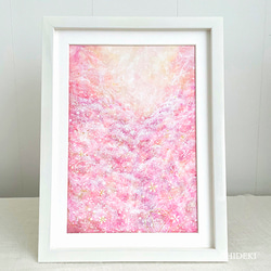 超美品！値下げ交渉あり。金箔で桜の花　アクリル画　絵画 f8d0f9da94b01b710bec770c806887