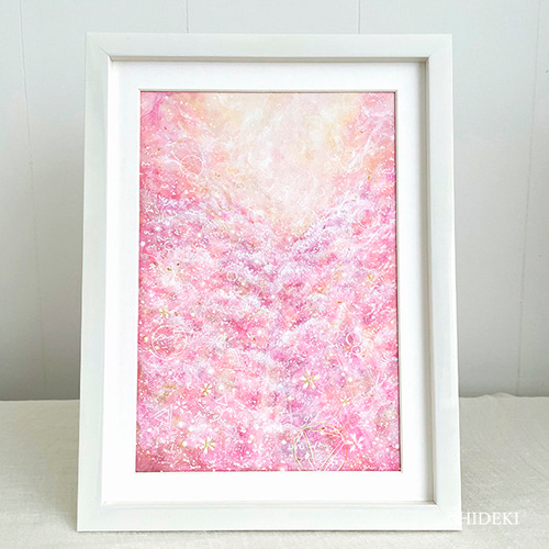 絵画　アクリル絵の具　花 How to draw cosmos flowers with acrylic paint/Landscape