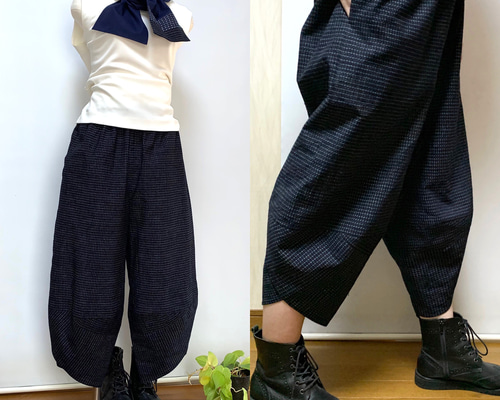 まめ様】サルエルパンツ（3点）✿着物✿黒留袖✿和モダン（着物