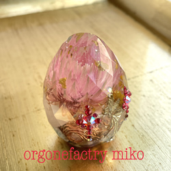 薔薇のお花のオルゴナイト☆世界三大ヒーリングストーン☆