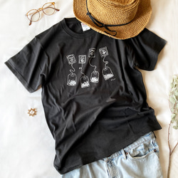 【7月下旬出貨】{Tea-shirt} 紅茶包T卹（黑色） 第4張的照片