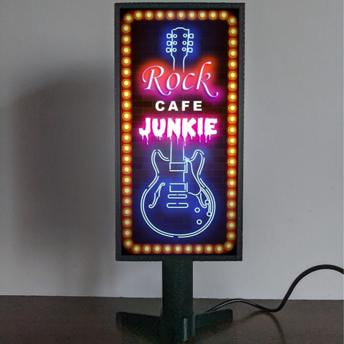 ギター ライブ ロック ミュージック 音楽 バー 看板 置物 雑貨 ライトBOX Amazon.co.jp: ロカビリー ギター ライブ ミュージック ロック