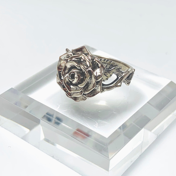 ラリマー K10リング ローズカット ~VALOA~ 【受注生産