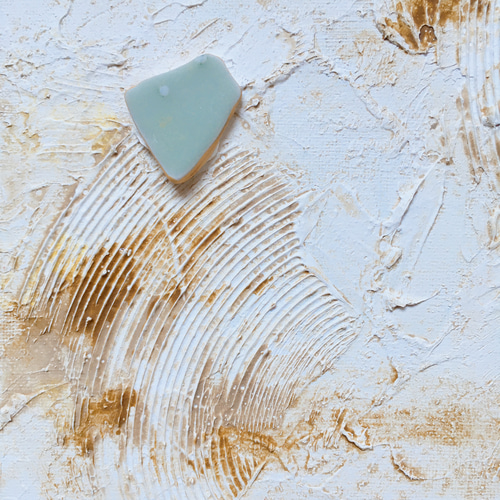 アートパネル　A3タテ アートパネル『journey Ⅲ』 金継ぎ 日本画 japandi 原画 絵画