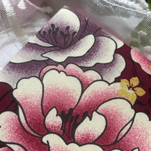 キルトゲイト 百花繚乱 黒猫 牡丹 朱色 2点セット キルトゲイト 百花繚乱 黒猫 牡丹 朱色 2点セット QuiltGate