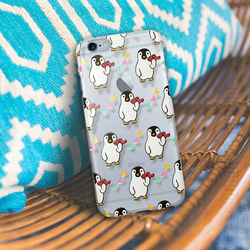 軟質智慧型手機保護殼 [企鵝] 提供肩帶選項 #相容 iPhone15 第2張的照片