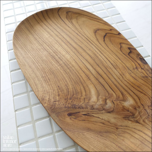 無垢材 ビーンズプレートL 盛り皿 パスタプレート 大皿 木の皿 ランチ